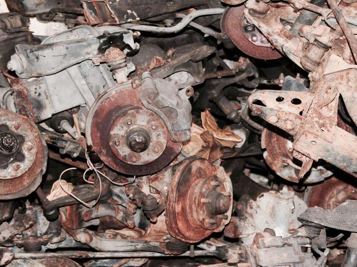 Used alternator / starter scrap